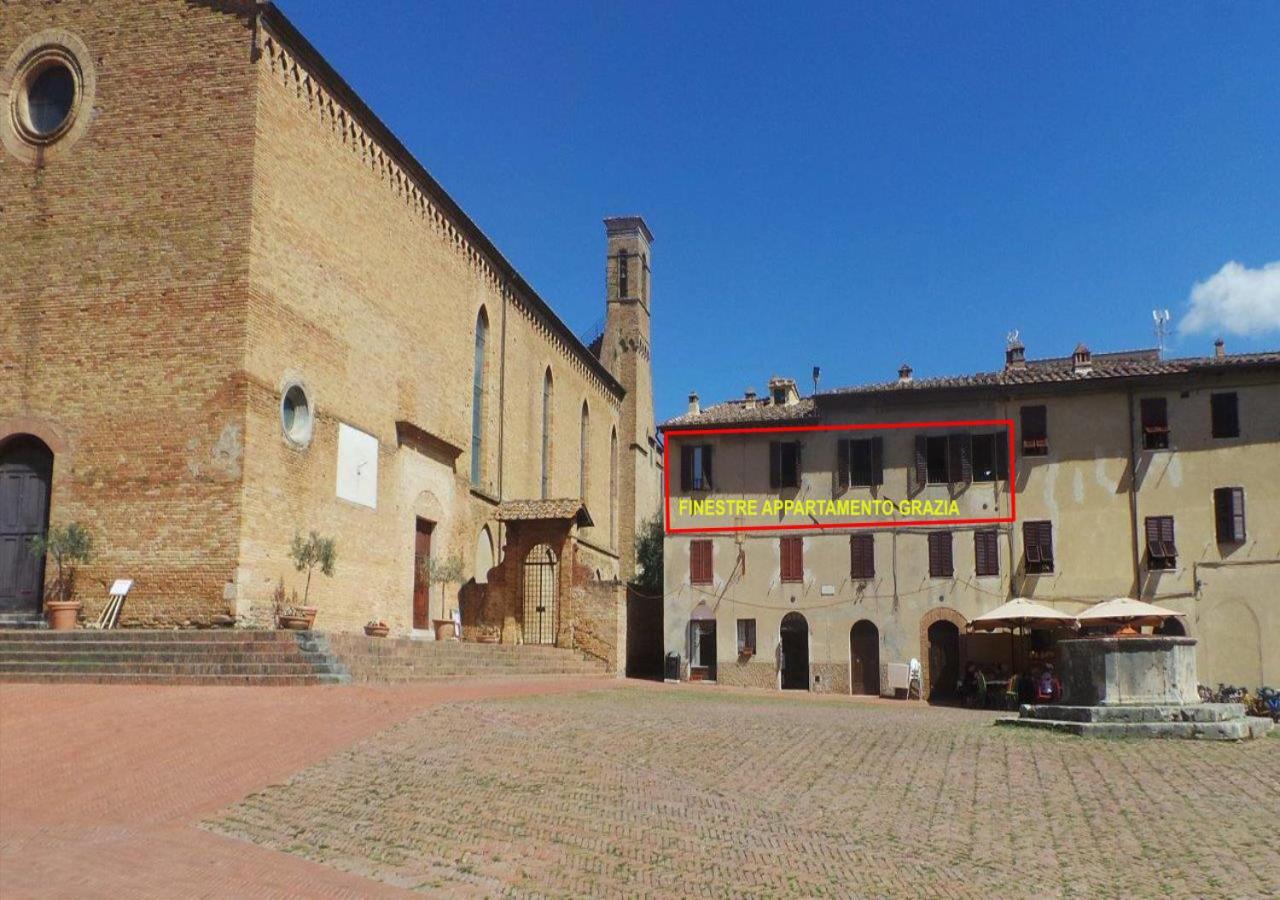 Caratteristico Appartamento Grazia Centro Storico San Gimignano Kültér fotó